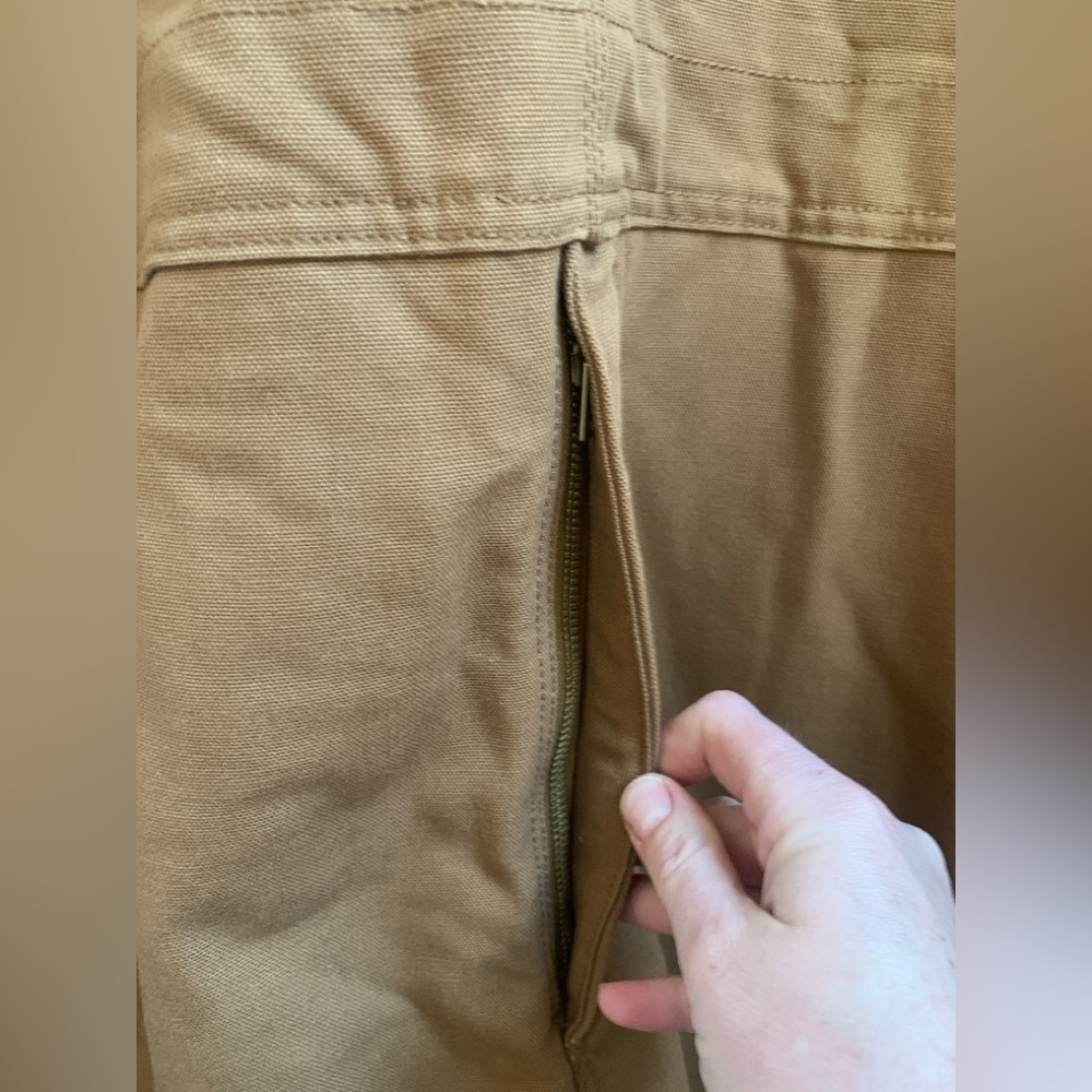 Like new Carhartt FR Bib Overalls 48x32 - Picture 5 of 11